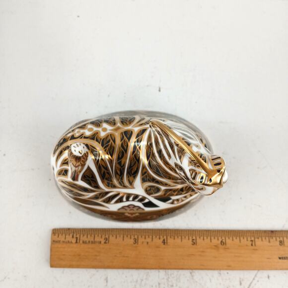 Royal Crown Derby Collection Zebra English Bone China LIX Figurine Paperweight - Picture 11 of 11